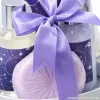 Starry Sky theme bath and body care set, including explosive salt body wash and body lotion, in a metal storage box Item Picture